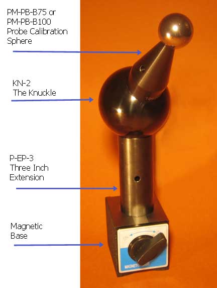 Probe Sphere with Magnetic Base