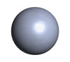 SATIN FINISH BALL, TITANIUM, 025.4 MM, 1.0 INCHES