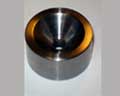 CONE, FEMALE 1.125" ( 1 1/8", 28.575 MM )DIAMETER, SURFACE MOUNT, STAINLESS STEEL