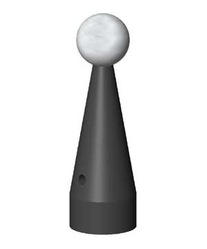 PROBE CHARACTERIZATION SPHERE, CERAMIC, 19.05 MM, 0.75 INCHES