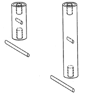 EXTENSION, 3 INCHES, 1 1/4" DIAMETER