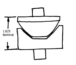 Canoe Sphere and Vee Block Sketch