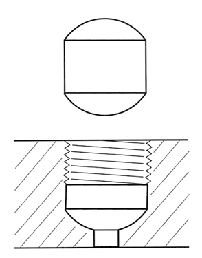 Cylinderized Gage Balls