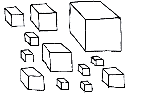 Raw Material Sliced into Cubes