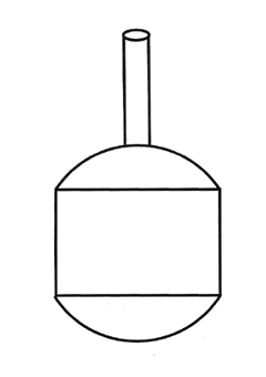 Cylinderized Ball on a stem