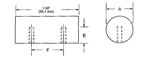 threaded cylinder dimensions