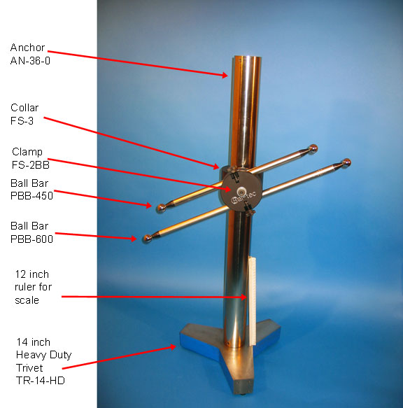 The Trivet, set up with Ball Bars