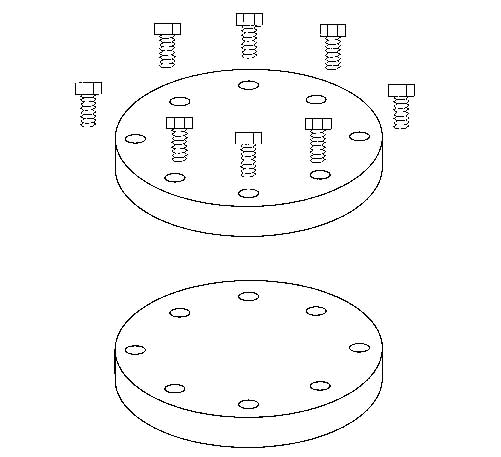 Two Mating Flat Plates